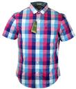 Flive ORIGINAL PENGUIN 3 Color Block Gingham Shirt