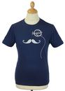 ORIGINAL PENGUIN Retro Moustache & Monocle T-Shirt