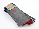 +ORIGINAL PENGUIN Retro Stripe Heel Socks - 3 Pack