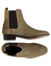 Watts H by HUDSON Cuban Heel Suede Chelsea Boots