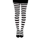 Pamela Mann Twickers Retro Stripe Tights in Black and White
