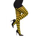 Pamela Mann Retro Twickers Yellow and Black Striped Tights Halloween