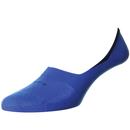 Pantherella Mens Socks Invisible Seville Loafer Trainer socks Blue
