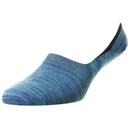 Pantherella Mens Socks Invisible Saint Lucia Loafer Trainer socks Blue