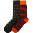 PANTHERELLA Spots & Stripes Merino Socks Gift Set