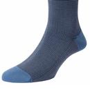 +Tewkesbury Pantherella Retro Birdseye Dot Socks D