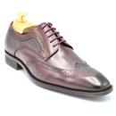 Gerard Paolo Vandini Mod Wingtip Brogues (Wine)