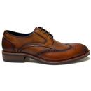 Paolo Vandini Lough Brogue Derby Shoes in Tan
