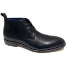 Medstead Paolo Vandini Leather Chukka Boots Black