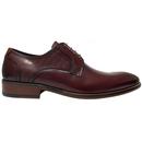 Paolo Vandini Melbury Leather Derby Shoes in Bordo 