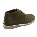 Modville Paolo Vandini Suede Desert Boots Olive