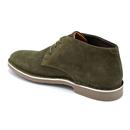 Modville Paolo Vandini Suede Desert Boots Olive