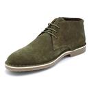 Modville Paolo Vandini Suede Desert Boots Olive