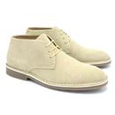 Modville Paolo Vandini Suede Desert Boots Papyrus