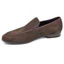 Monessie Paolo Vandini Suede Loafers (Chocolate)