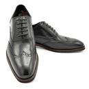 Newtown Paolo Vandini Oxford Wingtip Brogues Black