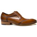 Paolo Vandini Nyland Mod Brogues in Tan Leather 
