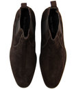 Pulford PAOLO VANDINI 60s Mod Suede Chelsea Boots