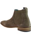 Smokey PAOLO VANDINI Mod Suede Chelsea Boots TAUPE