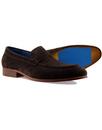 Travon PAOLO VANDINI Mod Suede Penny Loafers (CB)