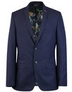 Retro 60s Mod Puppytooth 2 or 3 Piece Suit in Navy