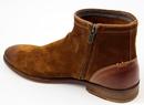 Peckham PAOLO VANDINI Suede Zip Chelsea Boots (R)