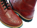Ike PAOLO VANDINI Retro Indie Mod Brogue Boots (O)