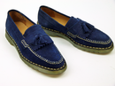 Quaker PAOLO VANDINI Suede Mod Tassel Loafers (N)