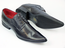 Veer1 Leather PAOLO VANDINI Mod Winklepicker Shoes