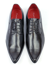 Veer1 Leather PAOLO VANDINI Mod Winklepicker Shoes