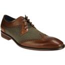 Nyland PAOLO VANDINI Mod Canvas/Leather Brogues T
