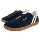 Lyon Patrick Retro 80s Suede Cupsole Trainers N/W