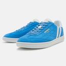 Lyon Patrick Retro 80s Suede Cupsole Trainers B/W