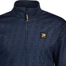 Patterson Patrick AOP Retro Funnel Neck Track Top 