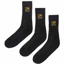 Patrick Villan Retro 3 Pack Socks in Black/Gold