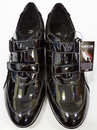 Ada GEOX Retro Indie Patent Leather Wedge Trainers