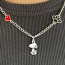 Peanuts Snoopy Enamel Pendant Gift Boxed Necklace