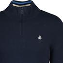 Original Penguin 1/4 Zip Retro Tipped Sweater DS