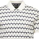 Original Penguin  AOP Geo Flags Interlock Polo B