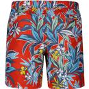 ORIGINAL PENGUIN Retro Hawaiian Floral Swim Shorts
