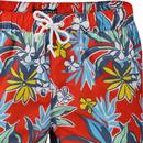 ORIGINAL PENGUIN Retro Hawaiian Floral Swim Shorts