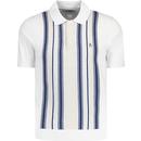 Original Penguin Vertical Stripe Mod Polo Shirt BW