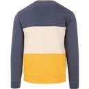 ORIGINAL PENGUIN Colour Block Fleece Back Sweater 
