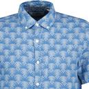 Original Penguin Palm Print Delave Linen Shirt T