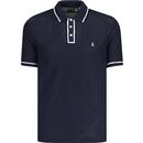 original penguin mens earl archive mesh polo tshirt dark sapphire