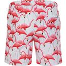 ORIGINAL PENGUIN Retro Flamingo Swim Shorts 