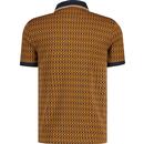 Original Penguin Jacquard Argyle Zip Neck Polo SB