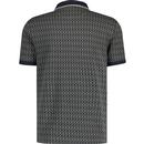 Original Penguin Jacquard Argyle Zip Neck Polo DO