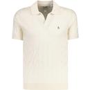 original penguin mens basket weave jacquard knit johnny collar polo tshirt birch