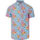 ORIGINAL PENGUIN Retro 80s Tropical Floral Shirt